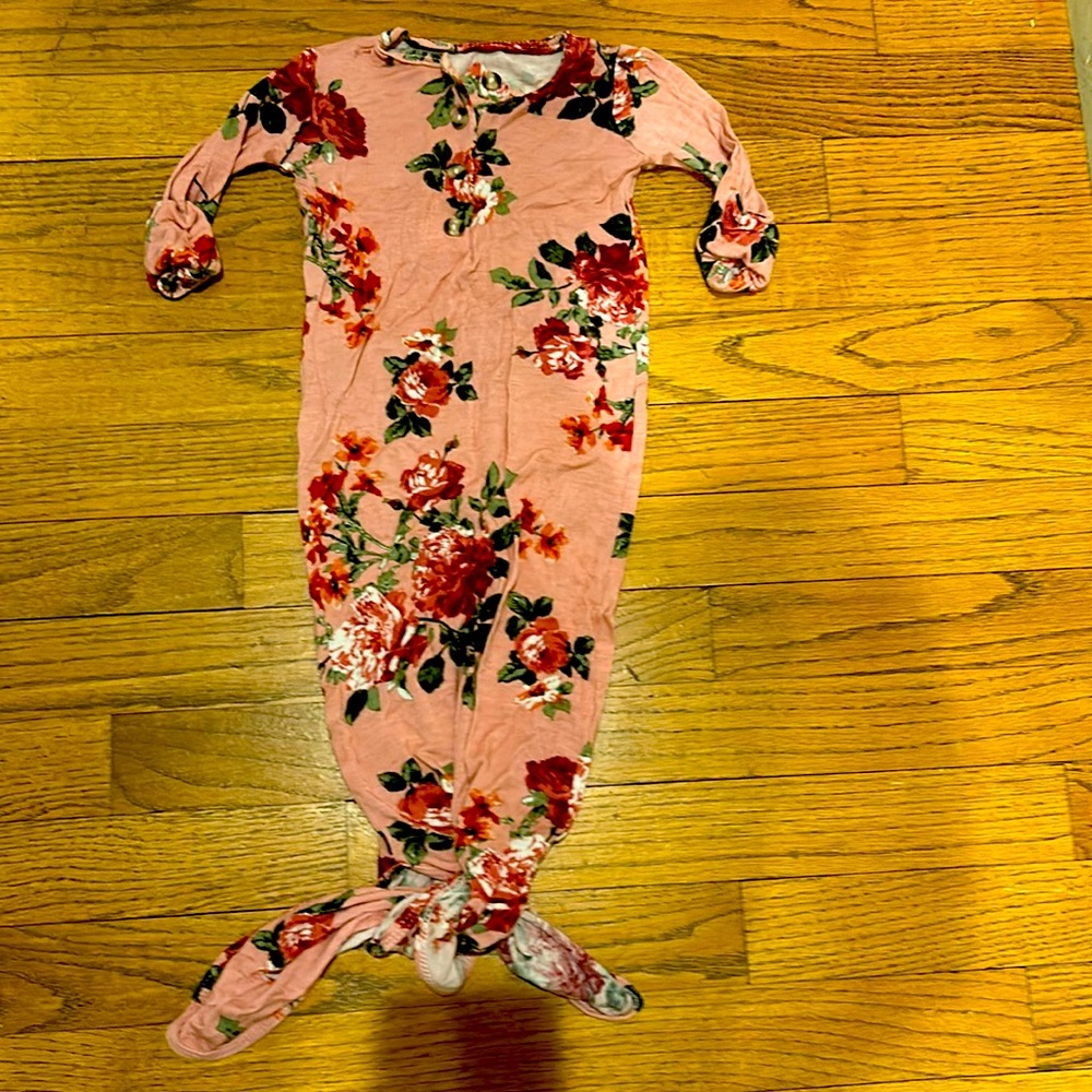 Lou Lou and Co Knotted Gown, size 3-6 months.